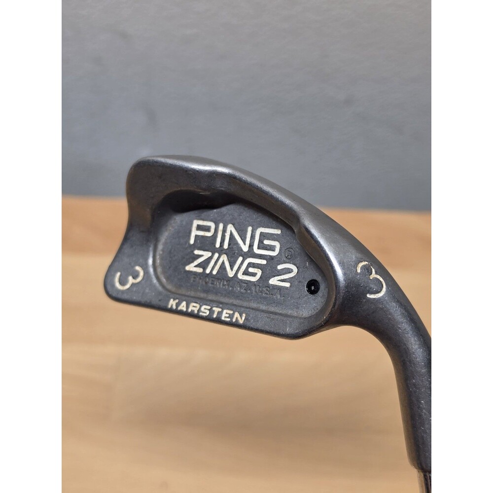 Ping Zing 2 3 Iron Right Hand Steel Shaft Vintage Golf Club - Good Condition